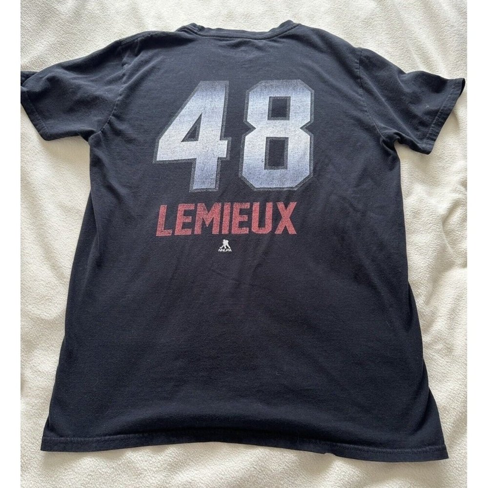 Fanatics New York Rangers Shirt #48 SZ Med Mario Lemieux Hockey NHL Short Sleeve - Picture 2 of 9
